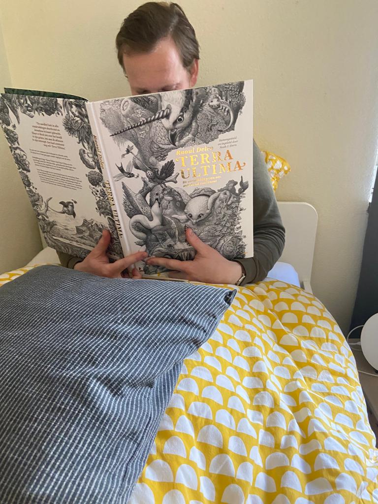 In mijn minor heb ik mijn vriend ook weten te enthousiasmeren voor een aantal kinderboeken!
